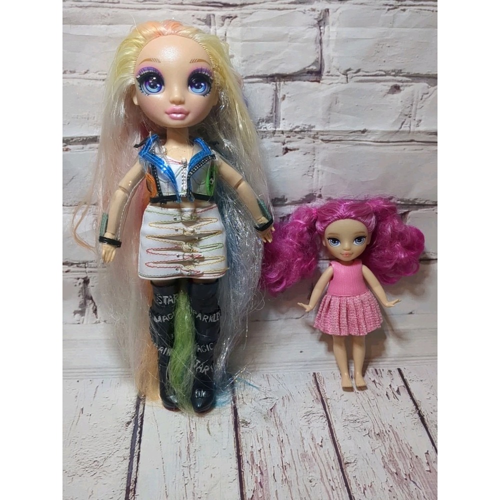 Rainbow High Amaya Raine Hair Studio Doll & Rainbow Littles Magenta Monroe